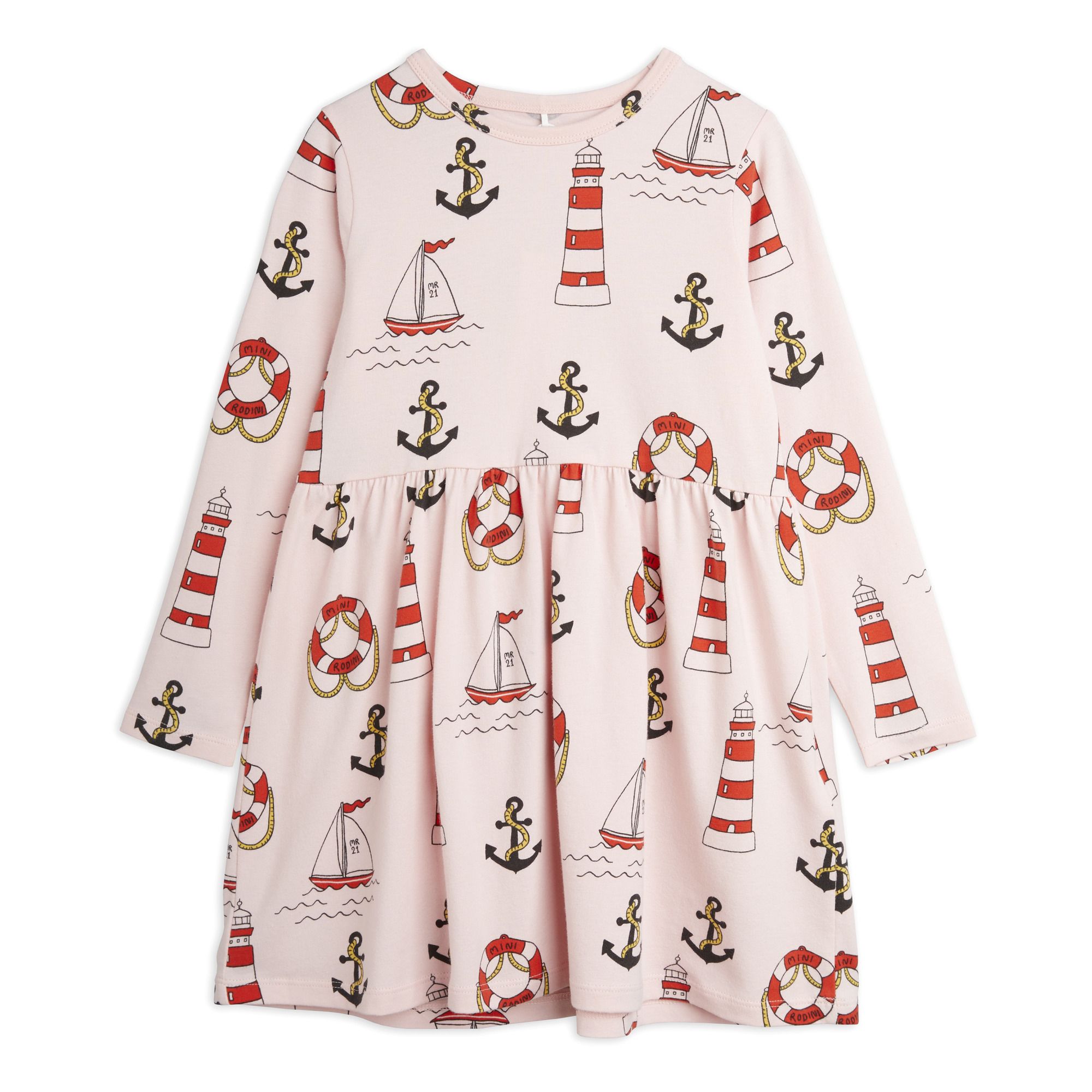 Mini Rodini - Robe Phares Coton Bio - Fille - Rose