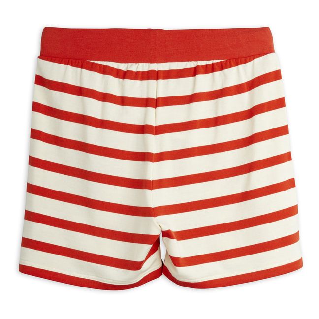 Striped Shorts  Red