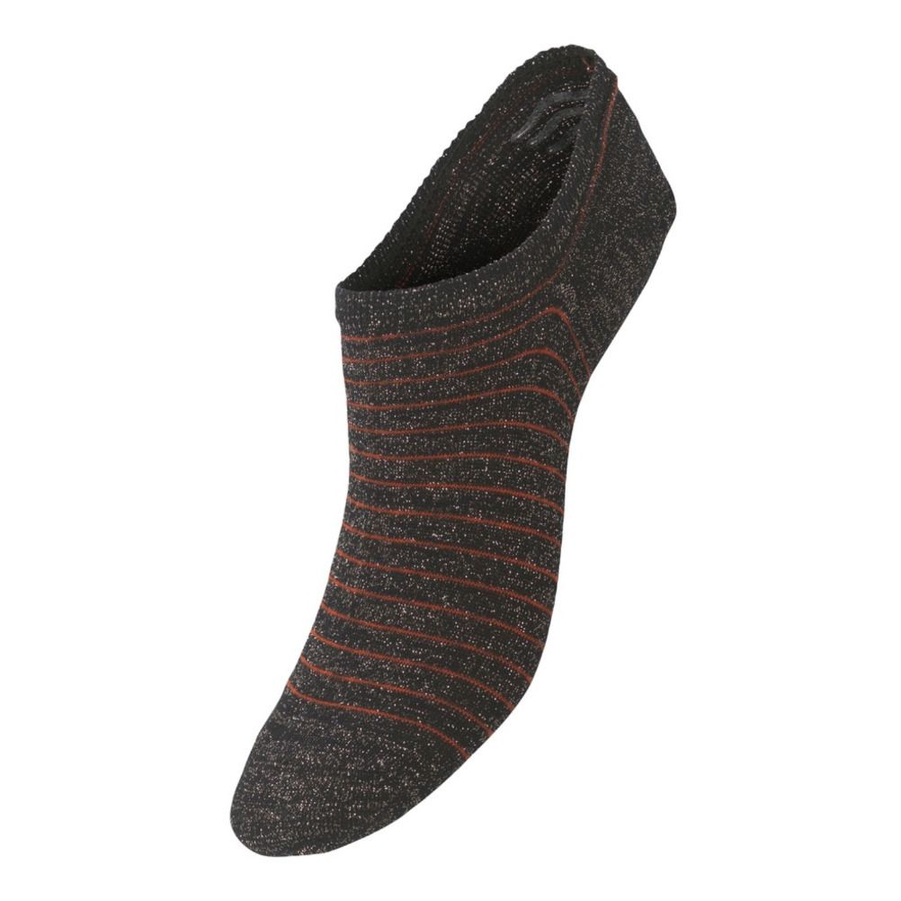 Becksondergaard - Chaussettes Sneakle Stripe - Femme - Gris anthracite