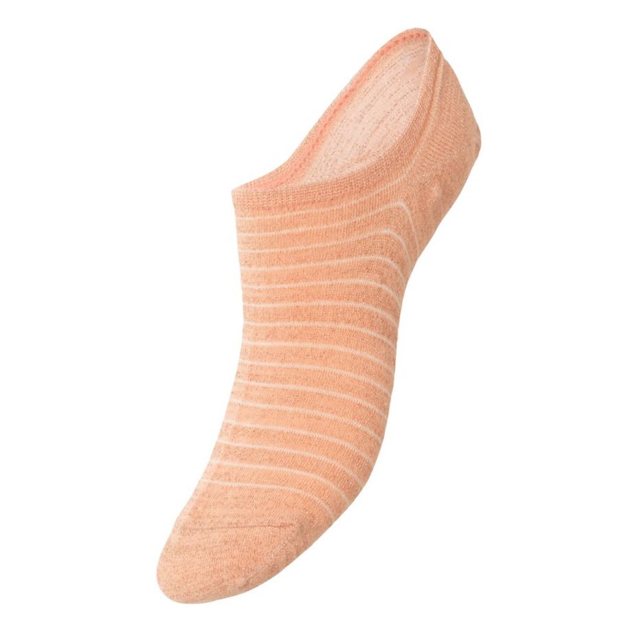 Becksondergaard - Chaussettes Sneakle Stripe - Femme - Rose pêche