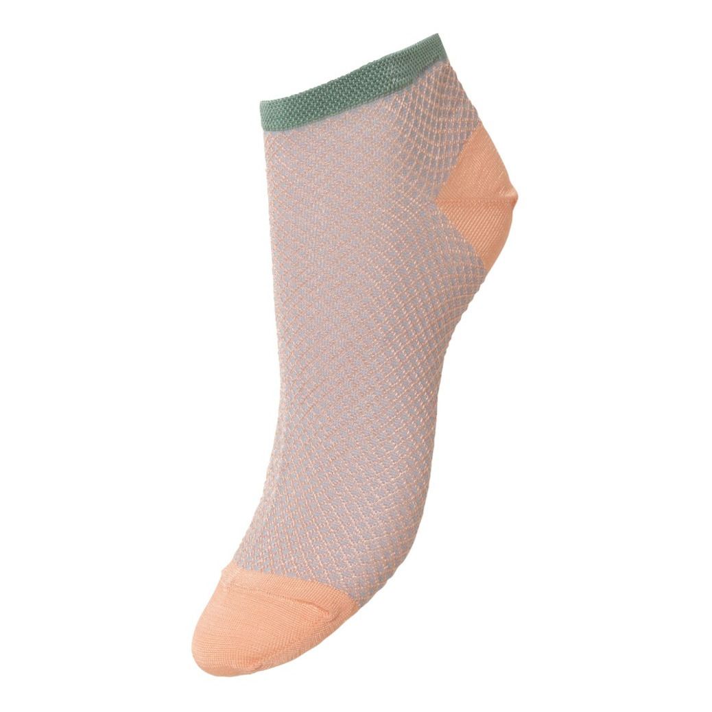 Becksondergaard - Chaussettes Dollie Harlequin - Femme - Vieux Rose
