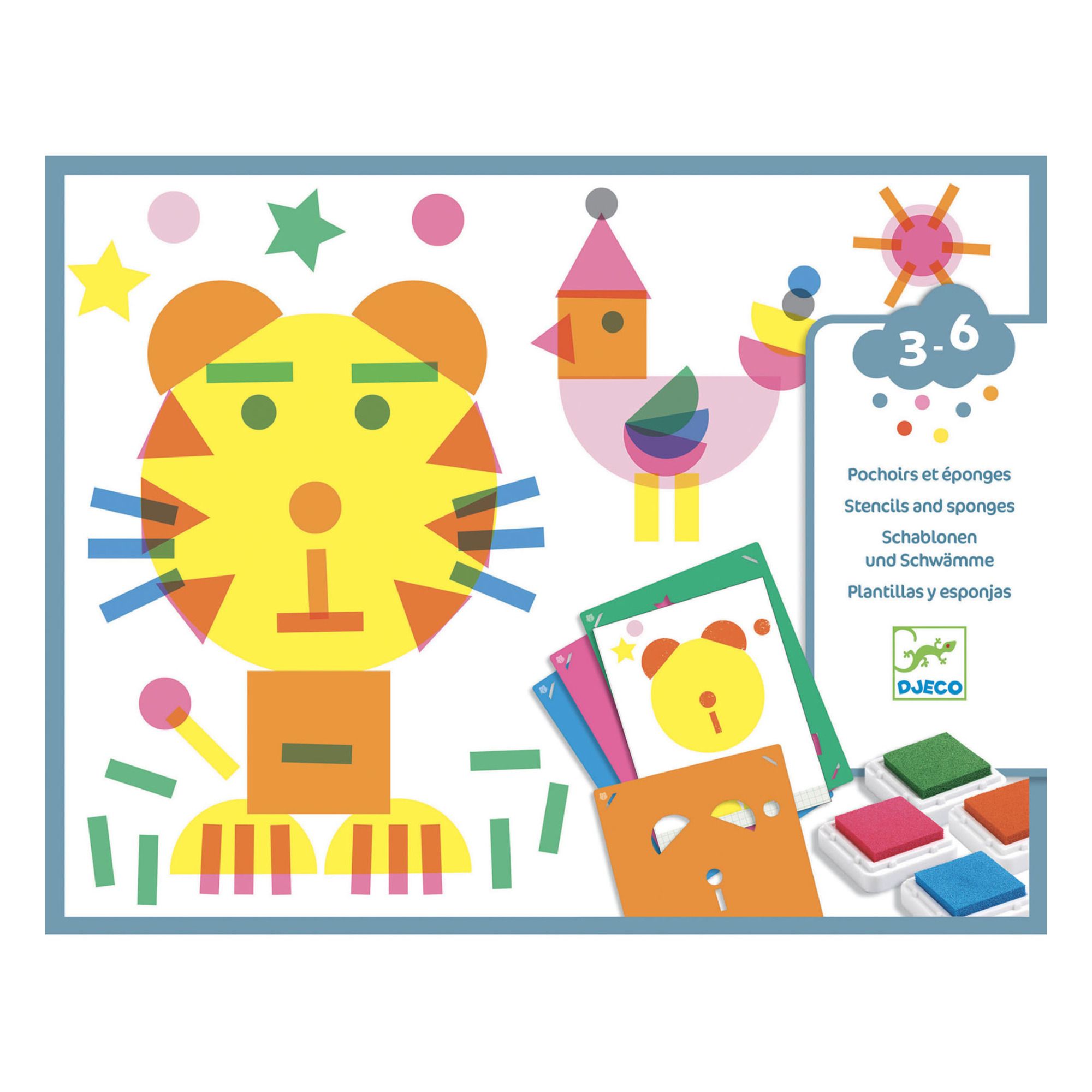 Djeco - Peinture des petits Tape et tape - Multicolore