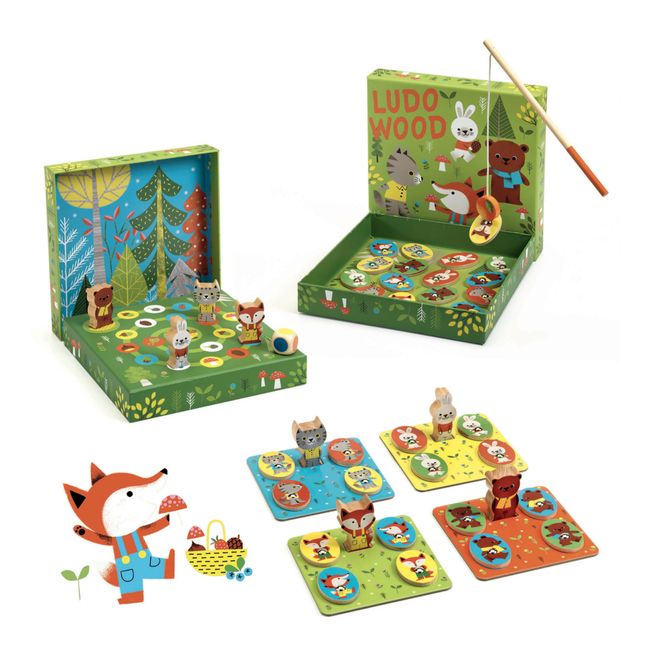 LudoWood - 4 Spiele