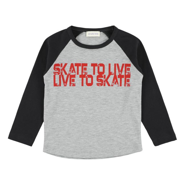 T-shirt, modello: Skate Grigio