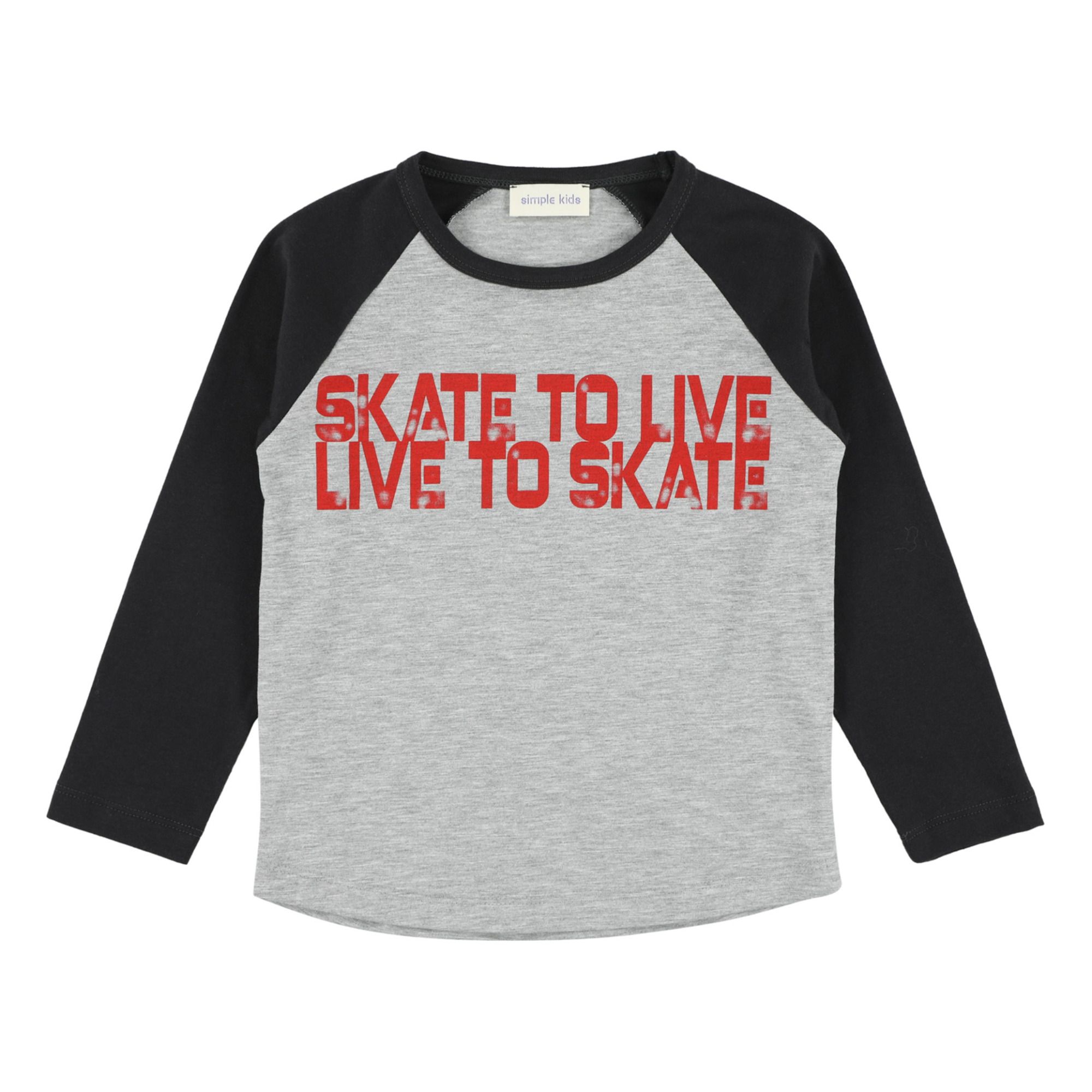 Simple Kids - T-shirt Skate - Garçon - Gris
