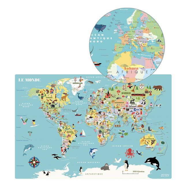 Mapa magnético del Mundo - Ingela P. Arrhenius