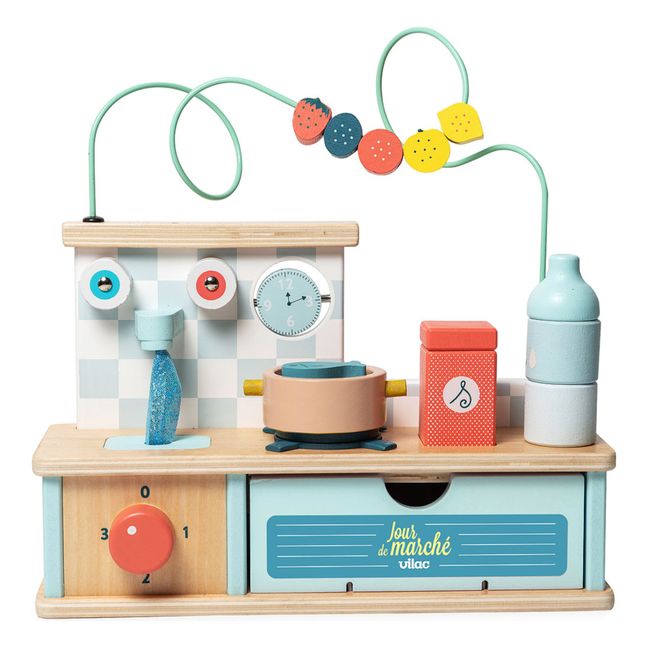 The Baby Concept Wooden Kitchen Blender Toy Set – Thebabyconcept