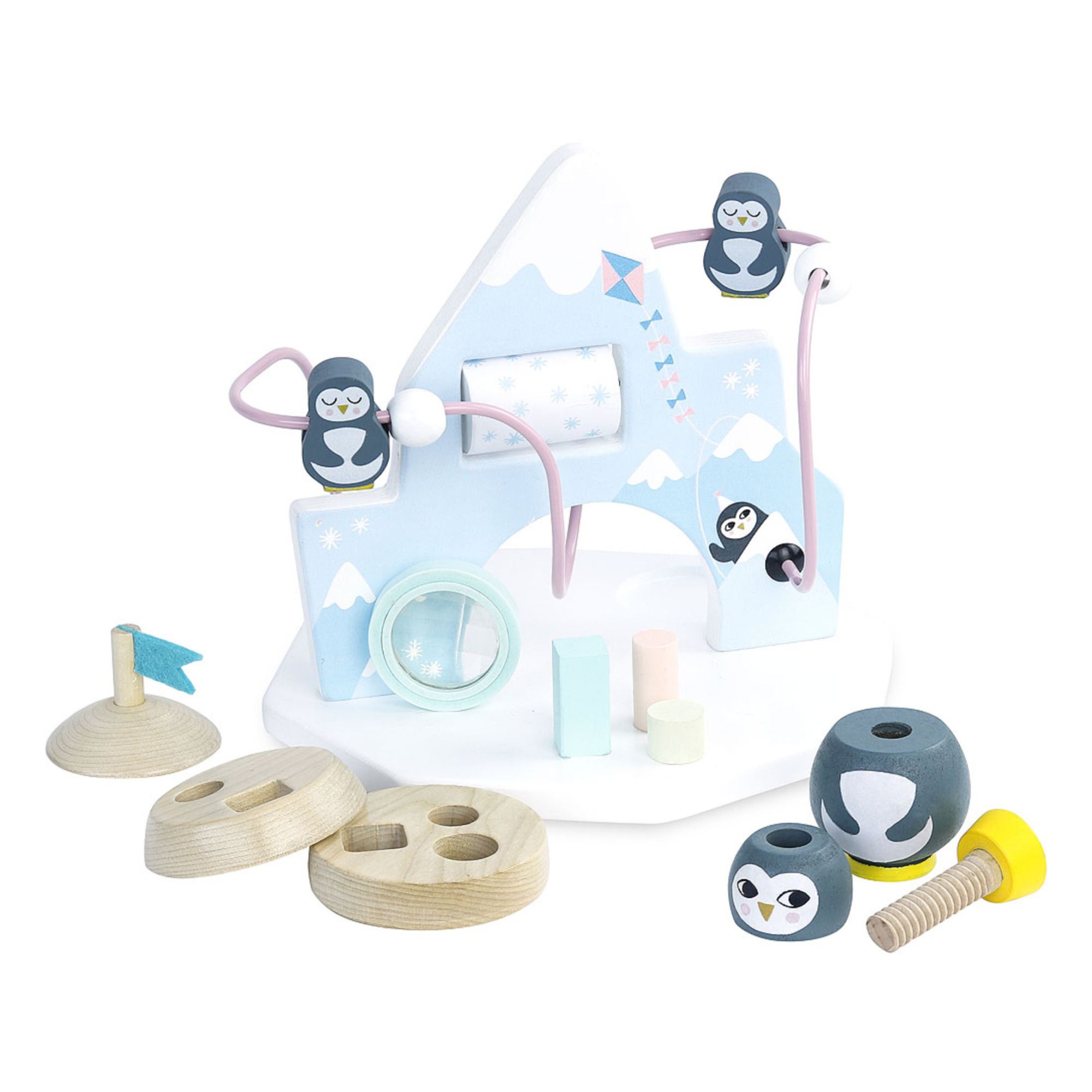 Vilac - Jeu multi-activités Iceland - Michelle Carlslund - Multicolore