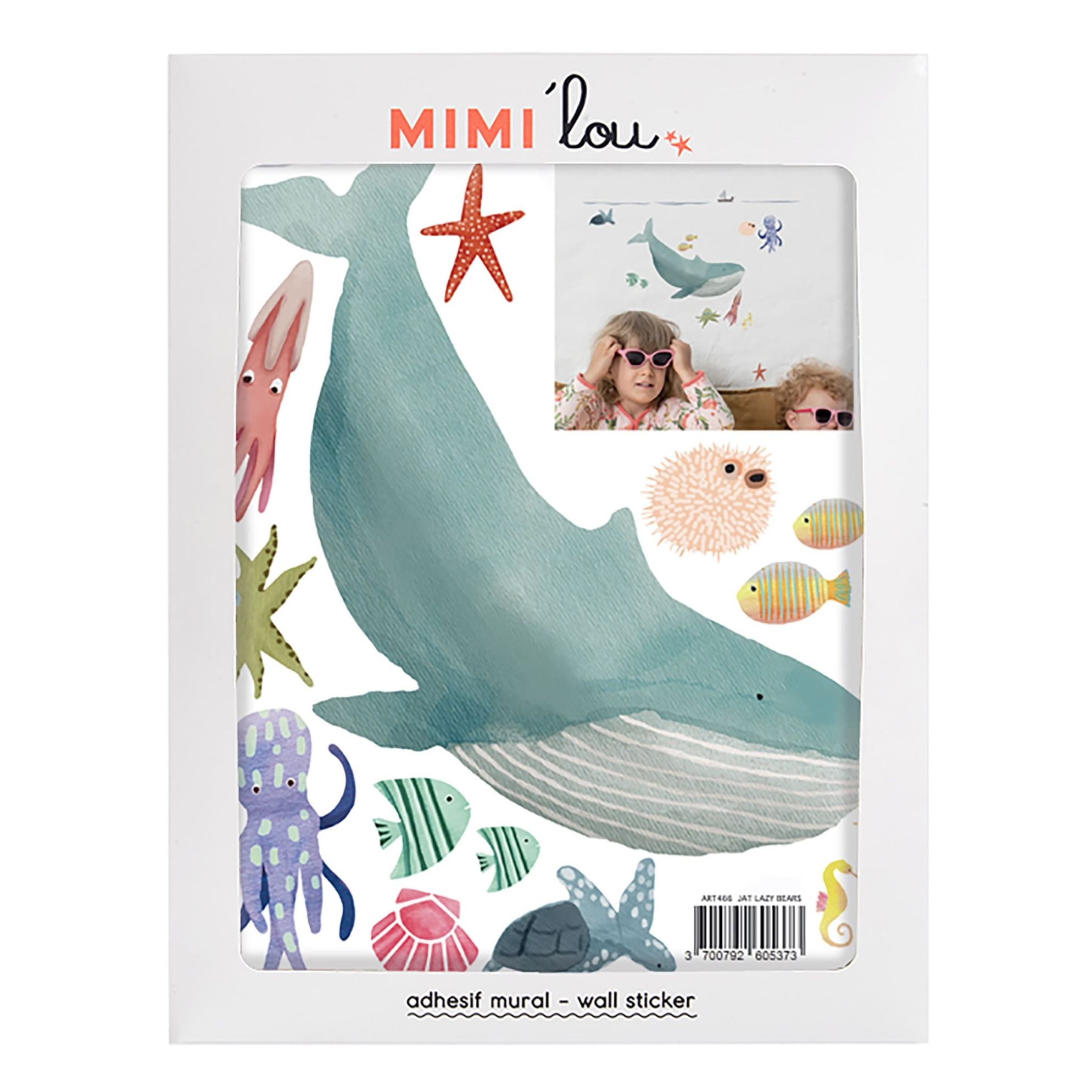 MIMI'lou - Stickers Just a Touch l'Océan - Multicolore