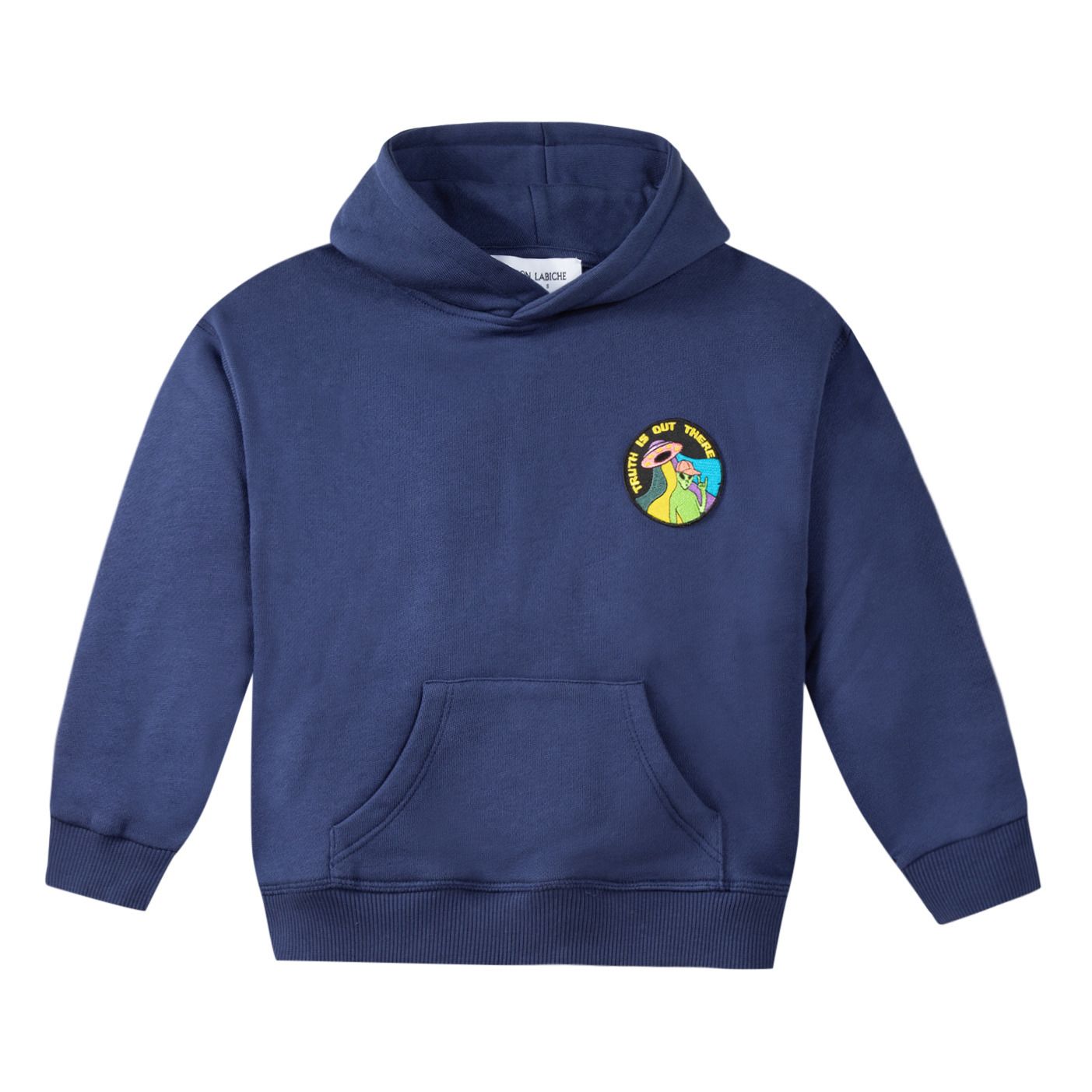 Maison Labiche - Sweat à Capuche Showtime Coton Bio - Fille - Bleu marine