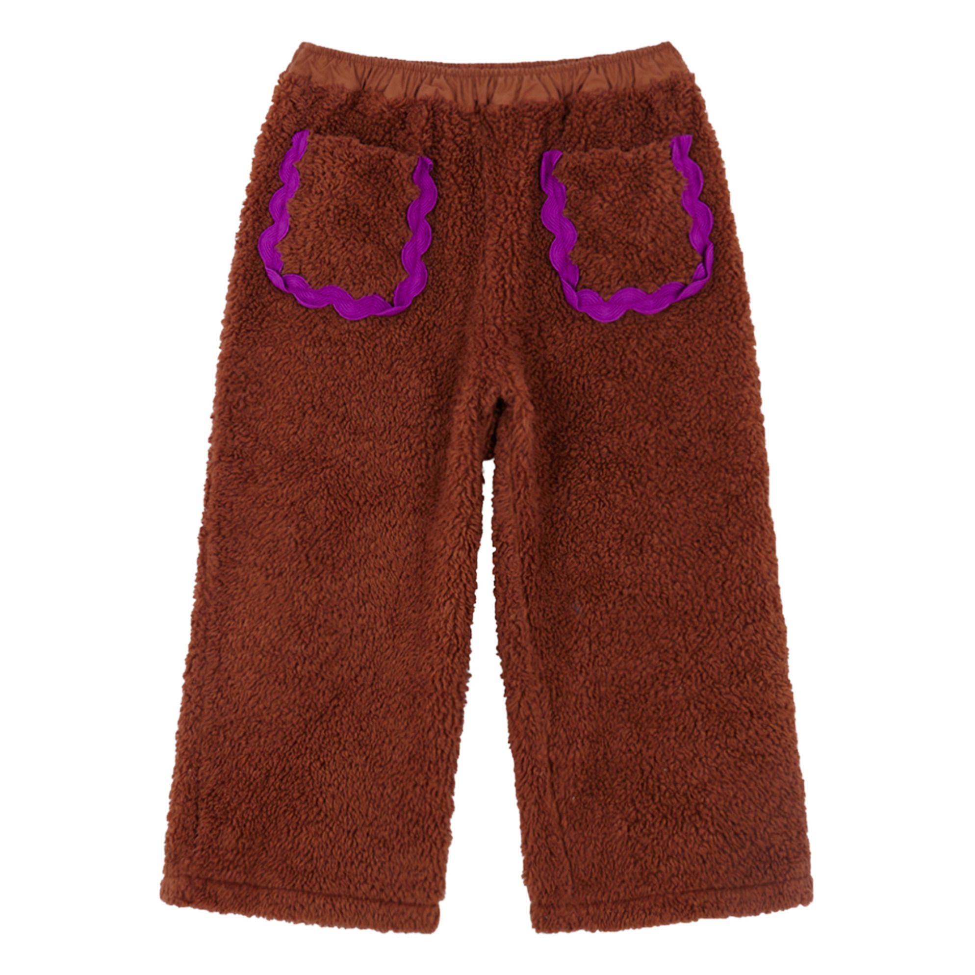Pantaloni stile pelliccia Tirolesa Caramello Yellowpelota Moda Bambino
