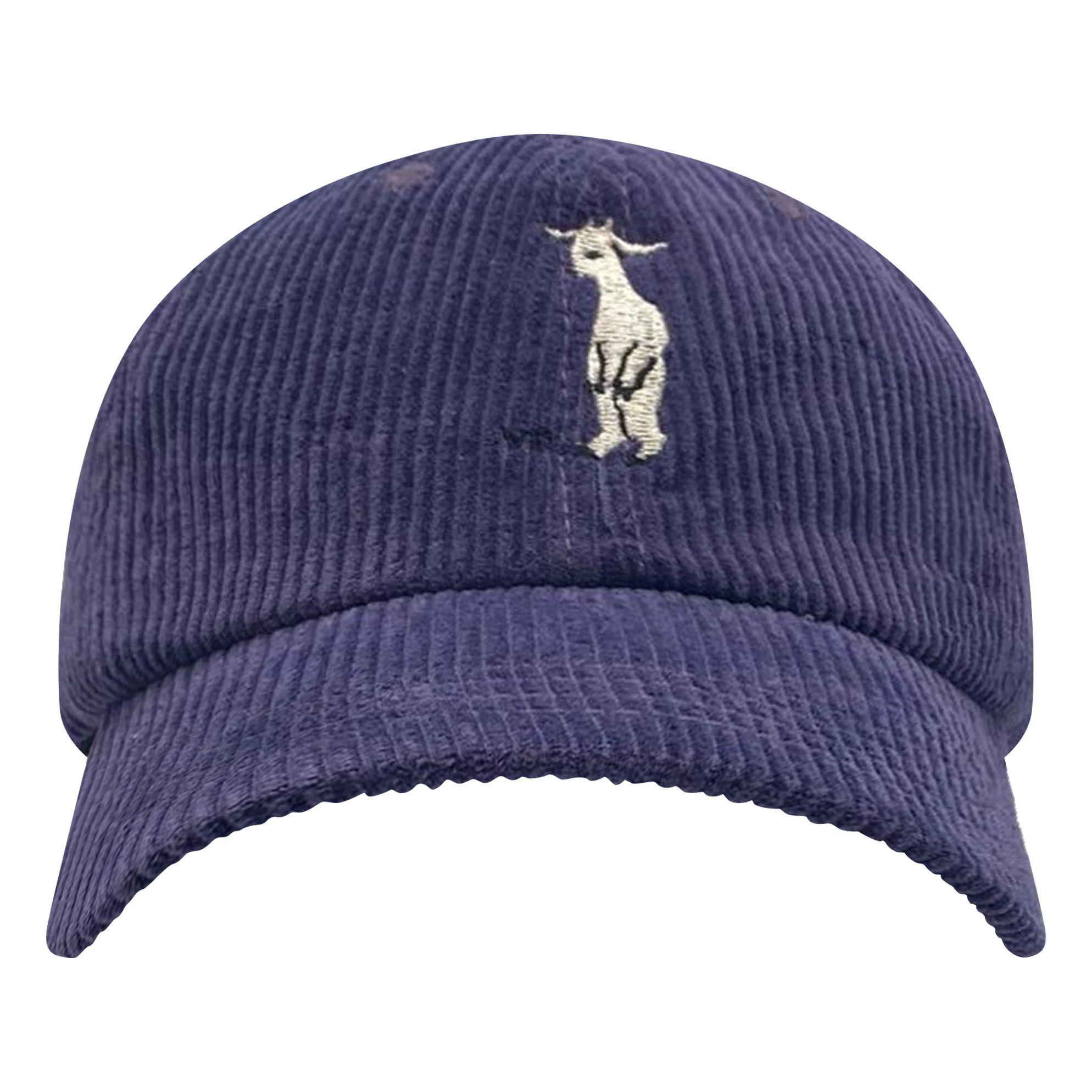 Yellowpelota - Casquette Velours Brodée Goats - Fille - Bleu