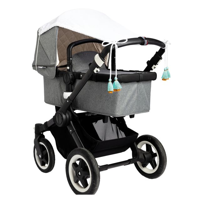 UV-Schutz für Kinderwagen | Weiß