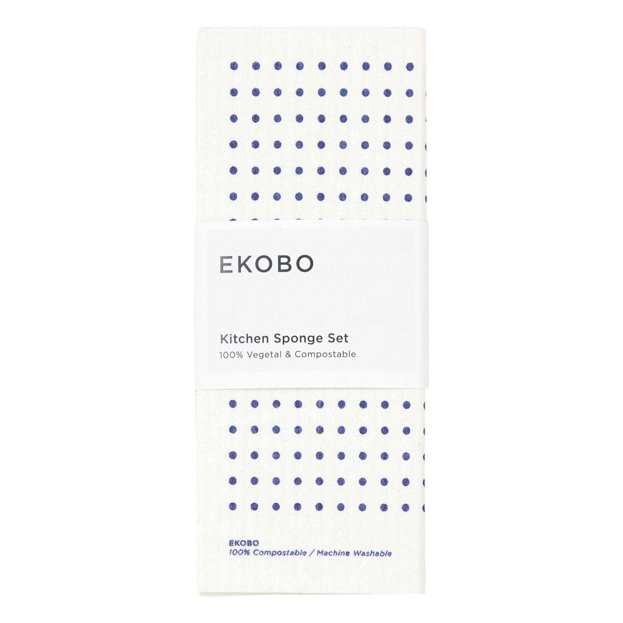 Ekobo - Eponge compostable - Set de 2 - Multicolore