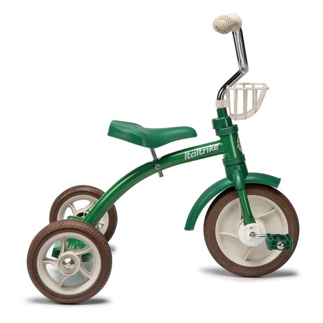 Triciclo con cestino Verde