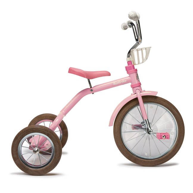 Triciclo con cesta Rosa