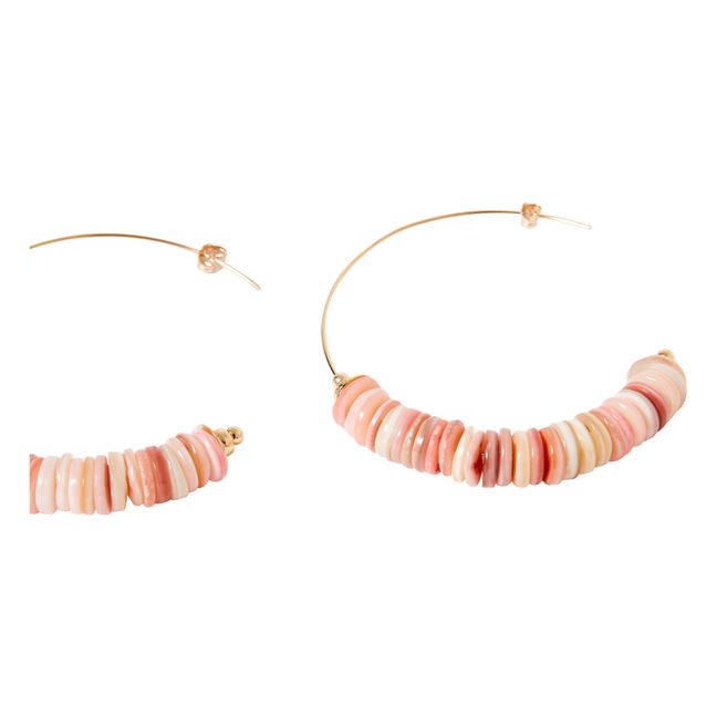 Isnaga Earrings  | Pink