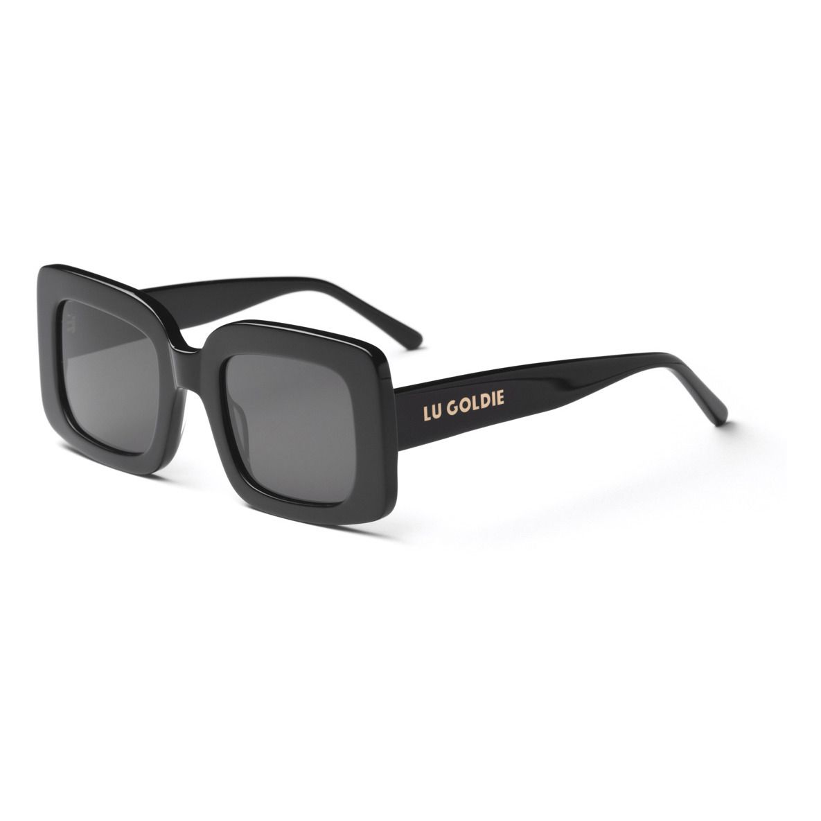 Lu Goldie - Lunettes de Soleil Mia - Femme - Noir