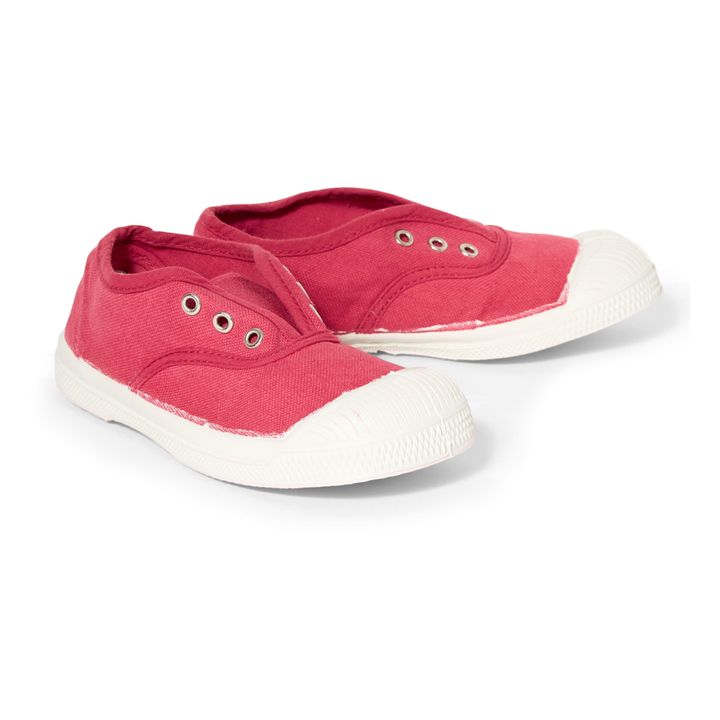 Elly Vegan Tennis Shoes  Raspberry red- Product image n°1