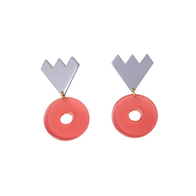 Luka Earrings  | Pink