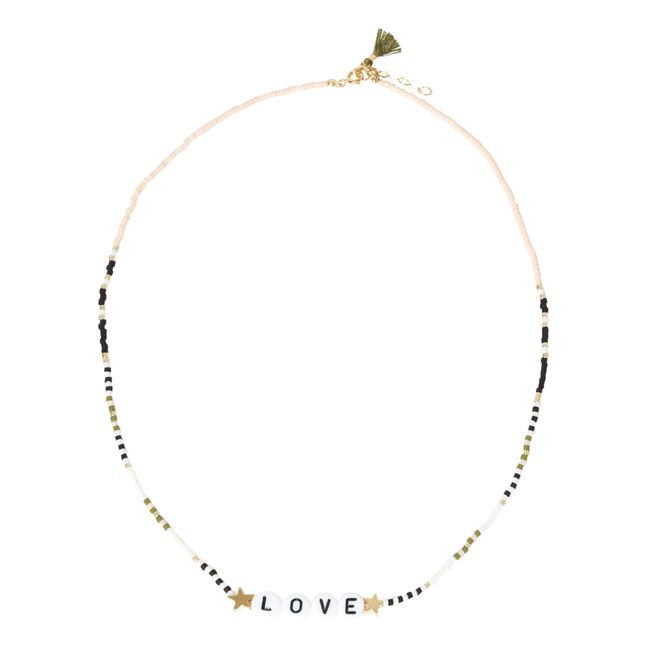 Halskette Love - Damenkollektion Mattrosa