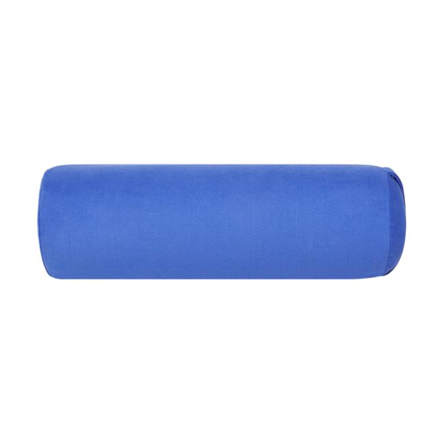 Bolster Yoga enlight™, forma rotonda Blu reale