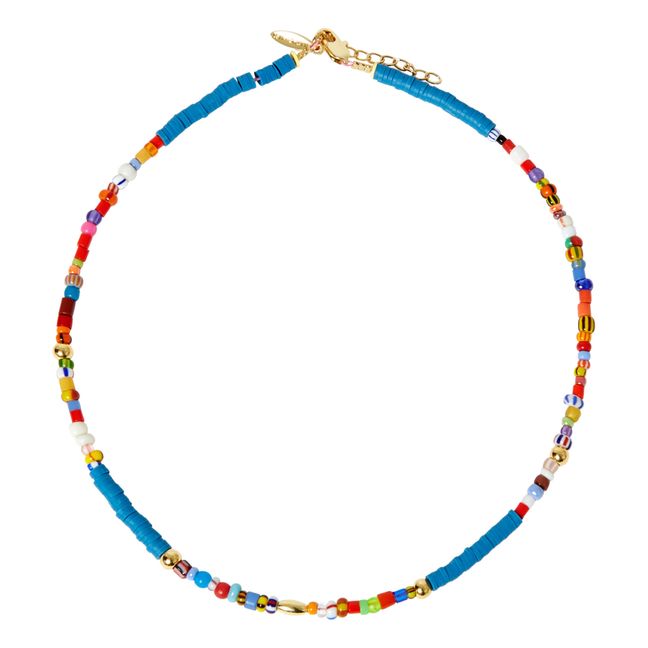Collar Beach Beads Azul Marino