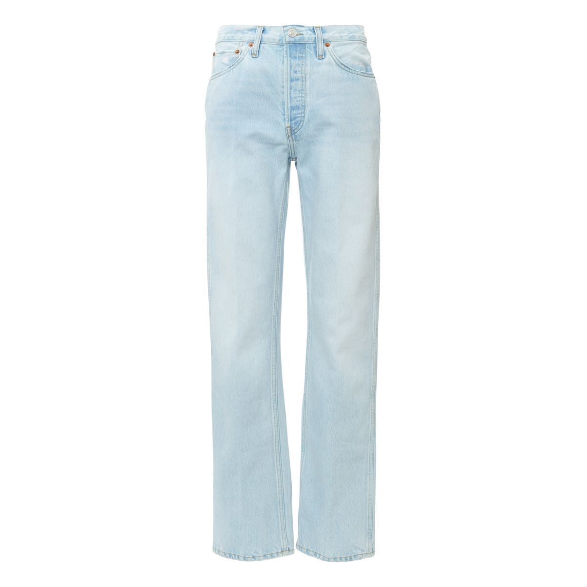 Re/Done - Jean 90's High Rise Loose - Femme - Perfect Light Indigo
