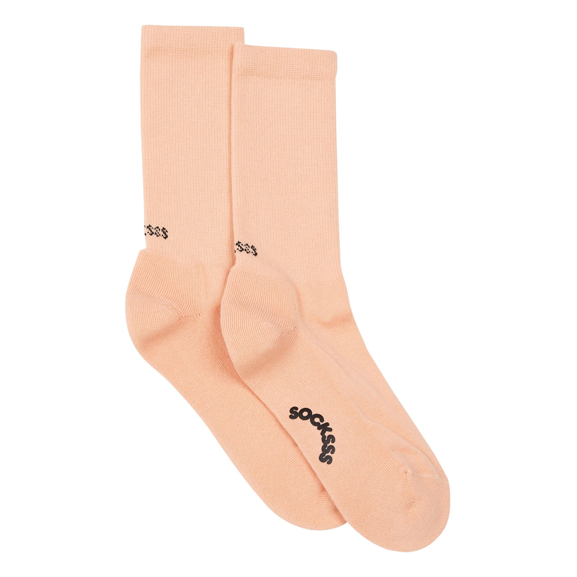 SOCKSSS - Chaussettes Coton Bio Mélangé - Fille - Rose pêche