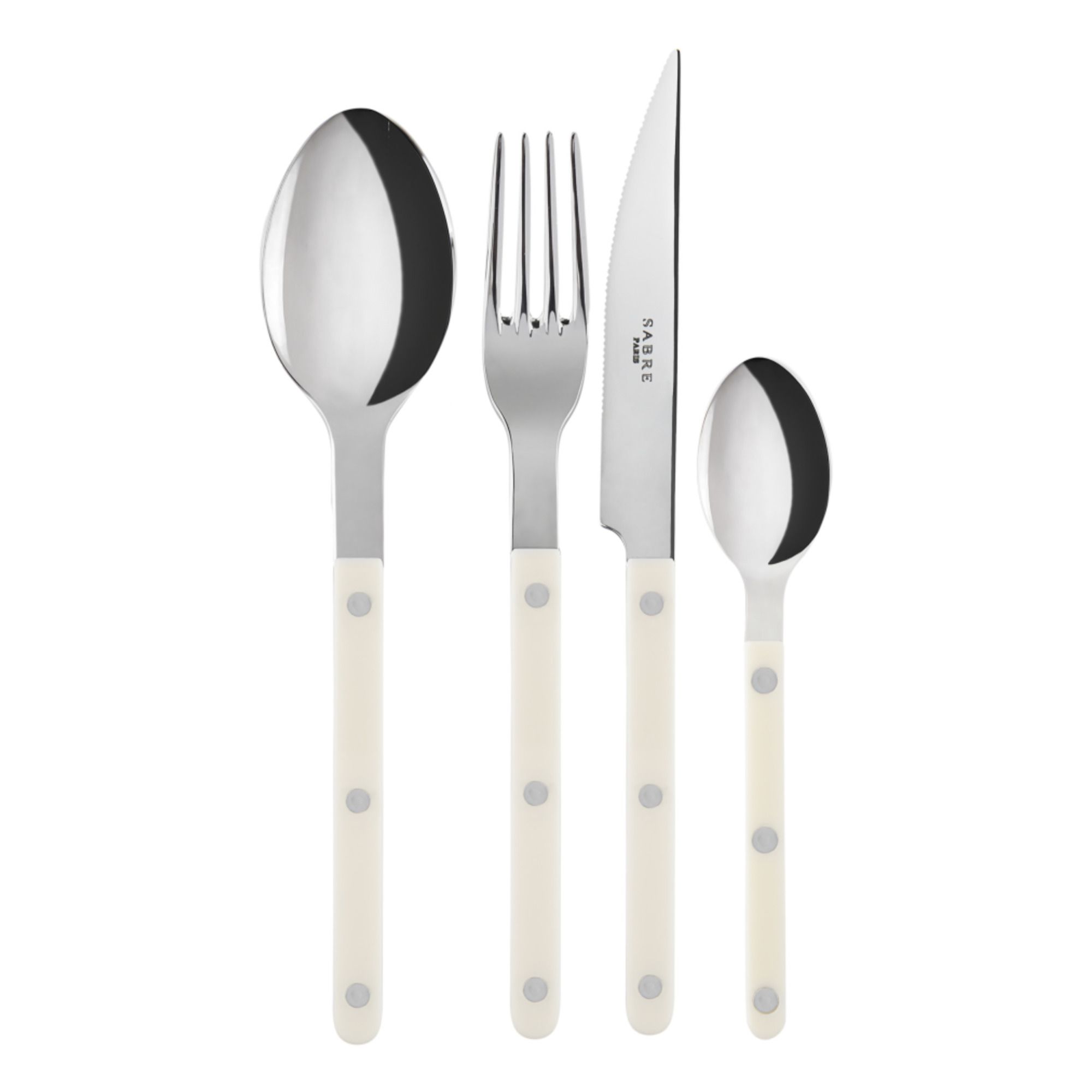 Cutlery Set - 4 Pieces Ivory- Product image n°0