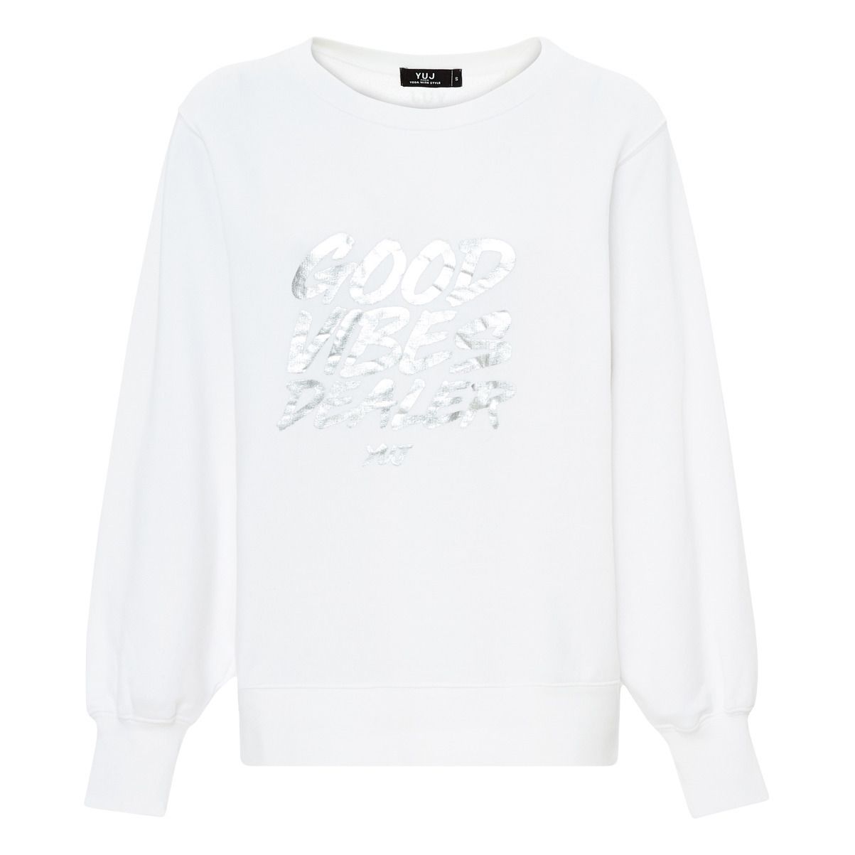 YUJ - Sweat Good Vibes Dealer - Femme - Blanc