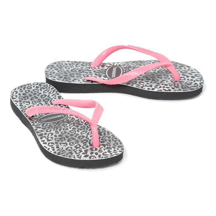 Havaianas - Leopard Slim Flip-flops - Black | Smallable