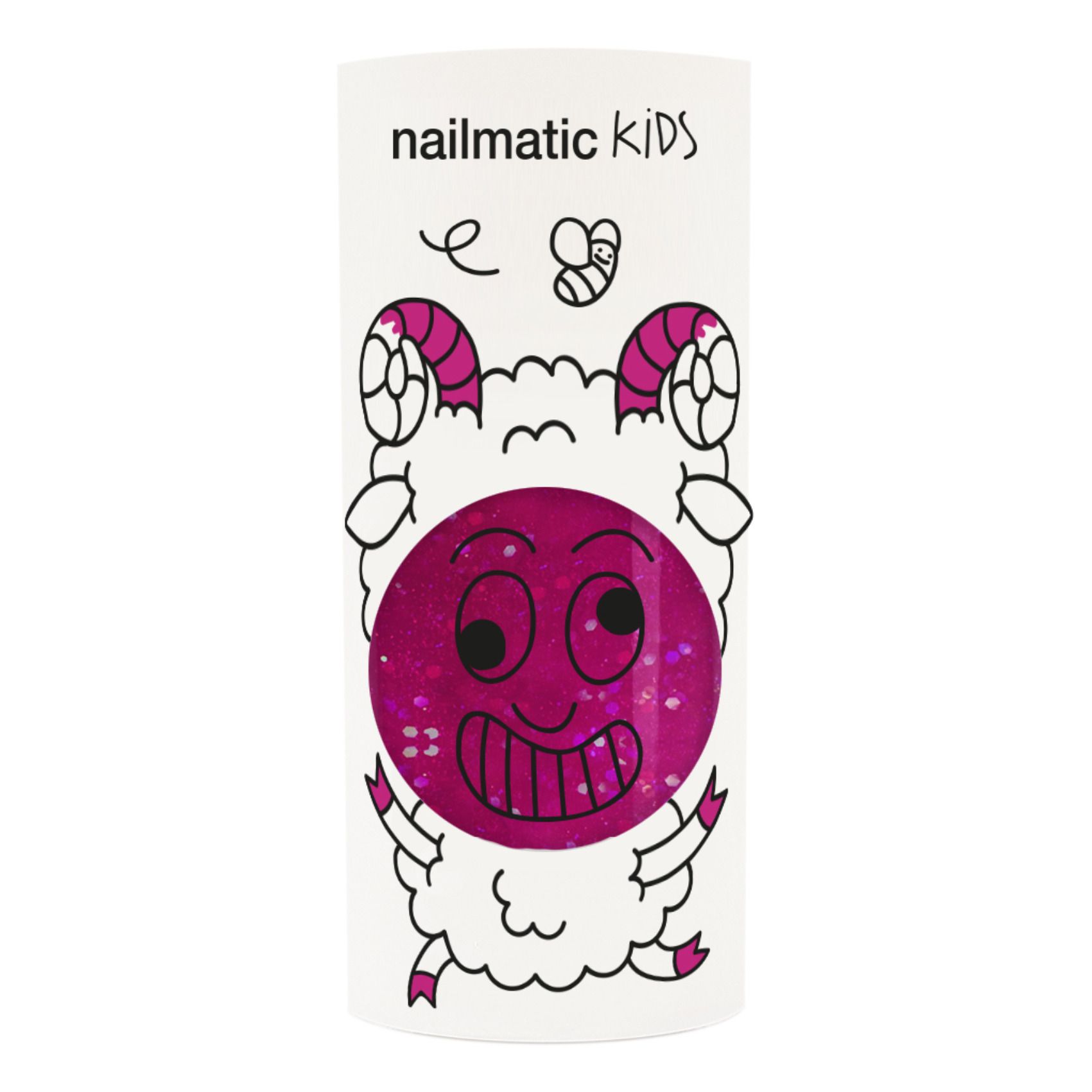 Nagellack Sheepy mit Pailletten - 8 ml Rosa- Produktbild Nr. 1