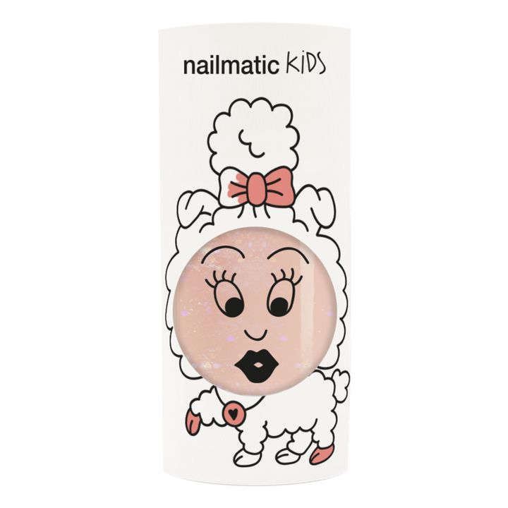 Vernis à l'eau enfant rose pailleté Sheepy - Nailmatic