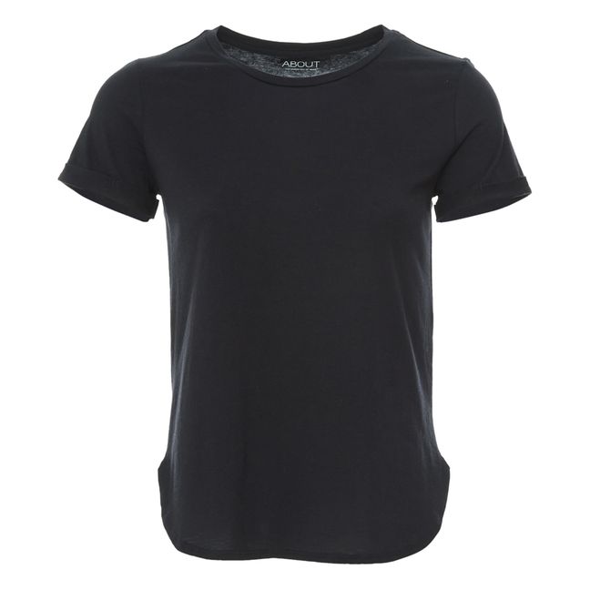 T-Shirt Velyva in cotone Bio Nero