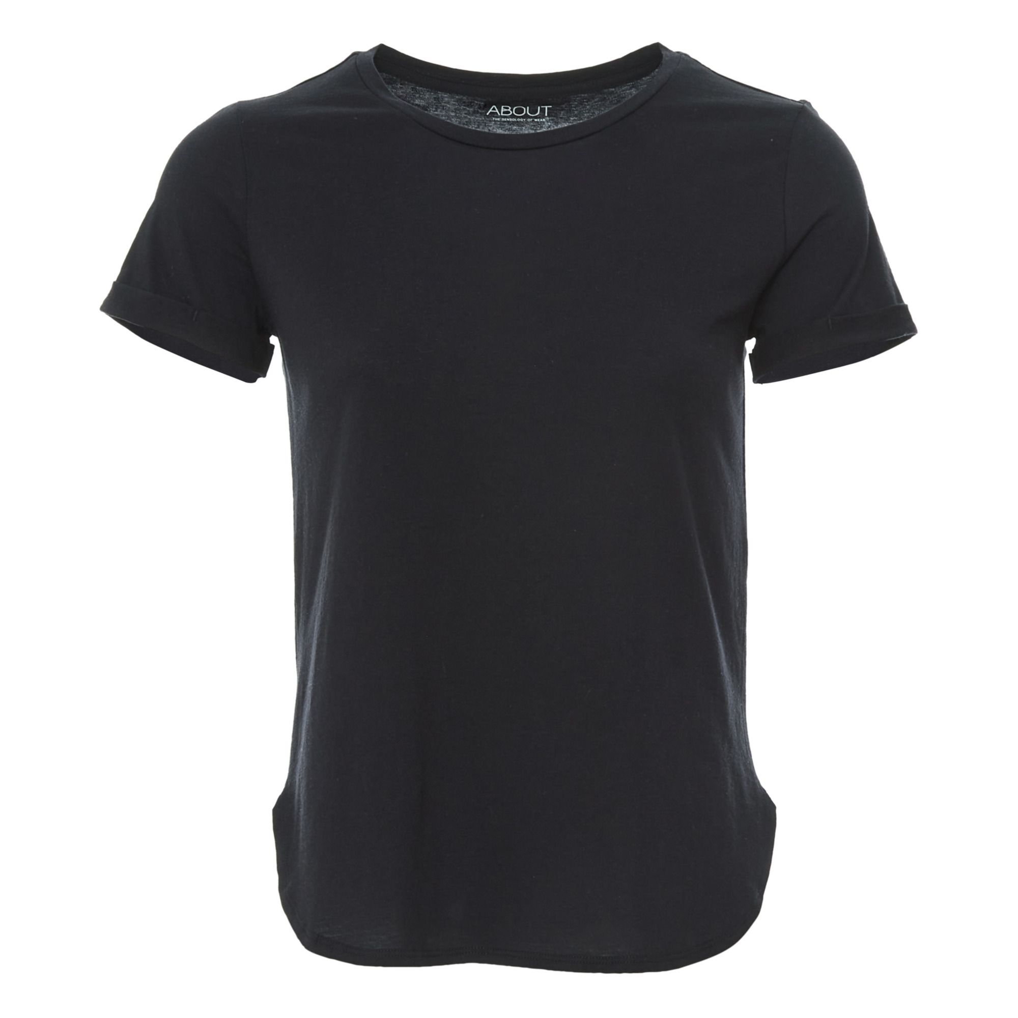 About - T-Shirt Velyva Coton Bio - Femme - Noir