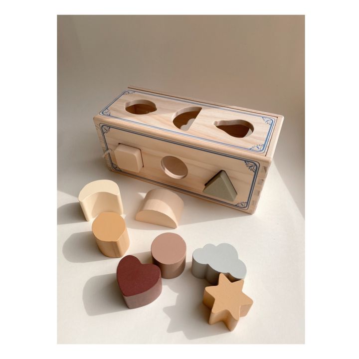 Boîte à formes en bois FSC- Image produit n°1