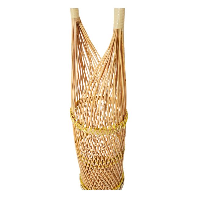Botellero de bambú