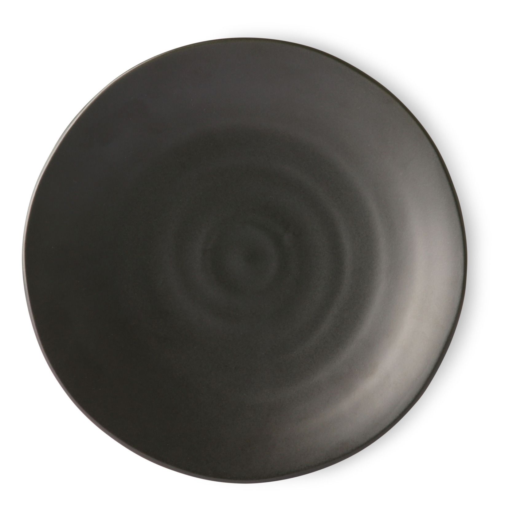 HKliving - Assiette en céramique Kyoto - Noir