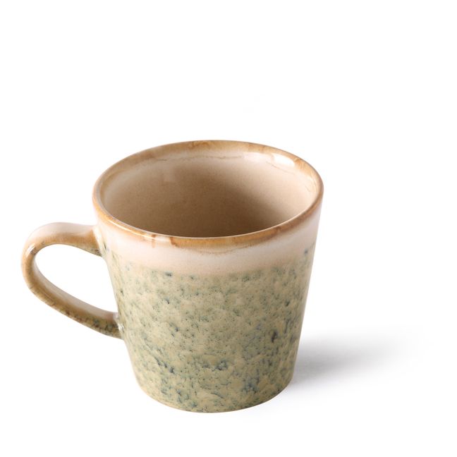 70s Ceramic Mug  Sage