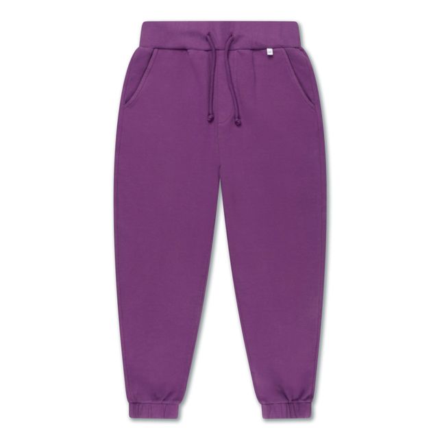 Plain Jogging Bottoms Purple