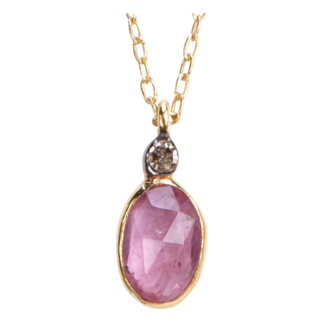 Aby Necklace  | Pink