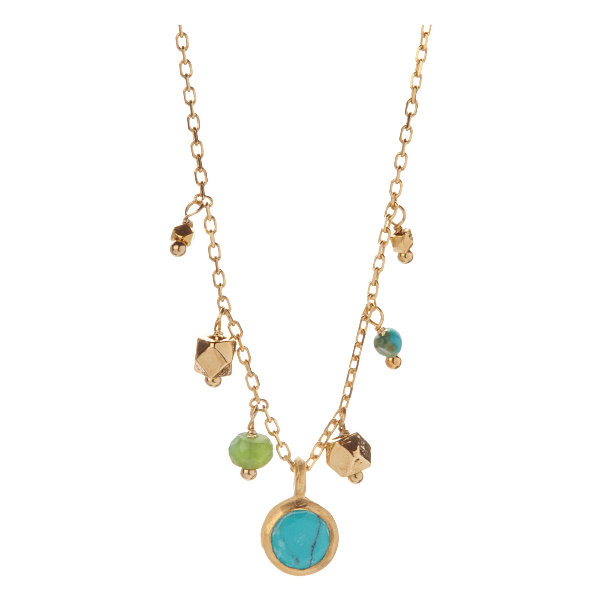 5 Octobre - Collier Loop - Femme - Bleu turquoise