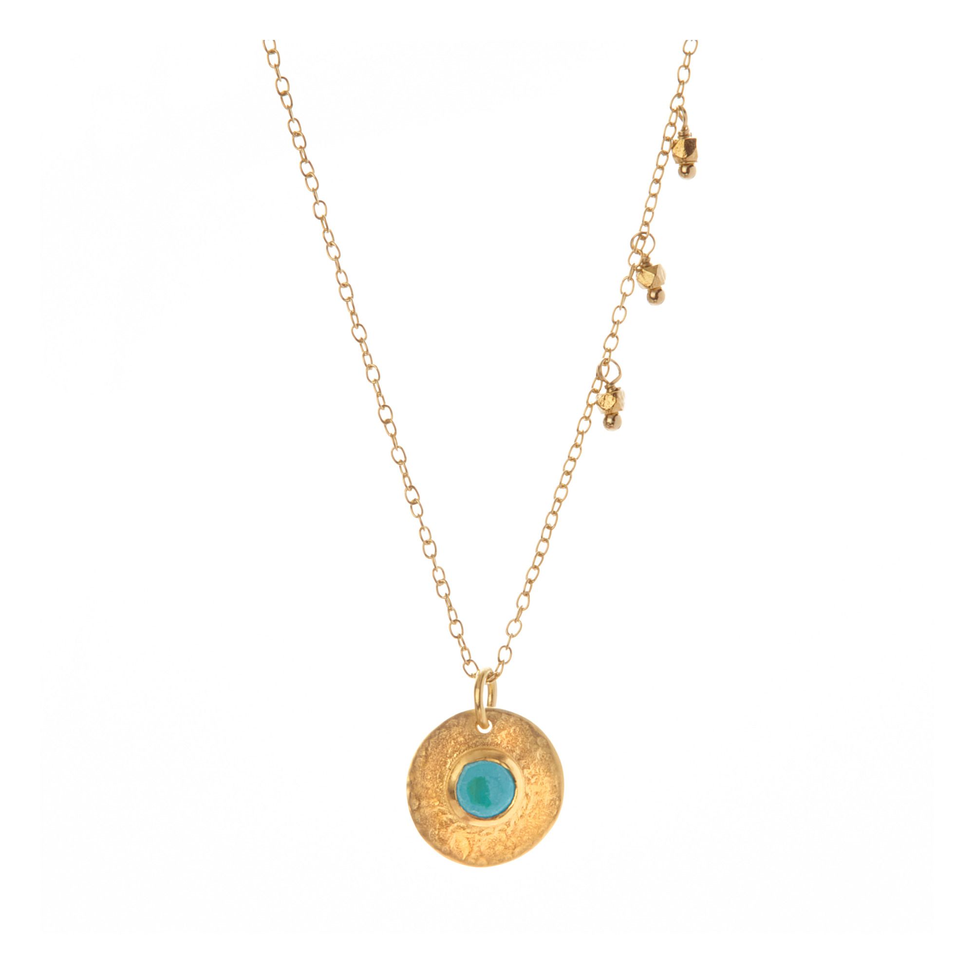 5 Octobre - Collier Lucky - Femme - Bleu turquoise