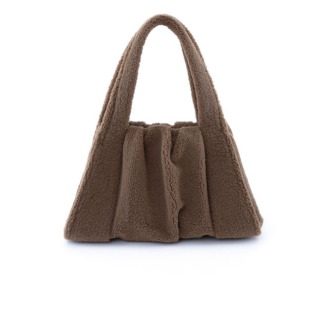 Irida Faux Fur Lined Bag | Chocolate