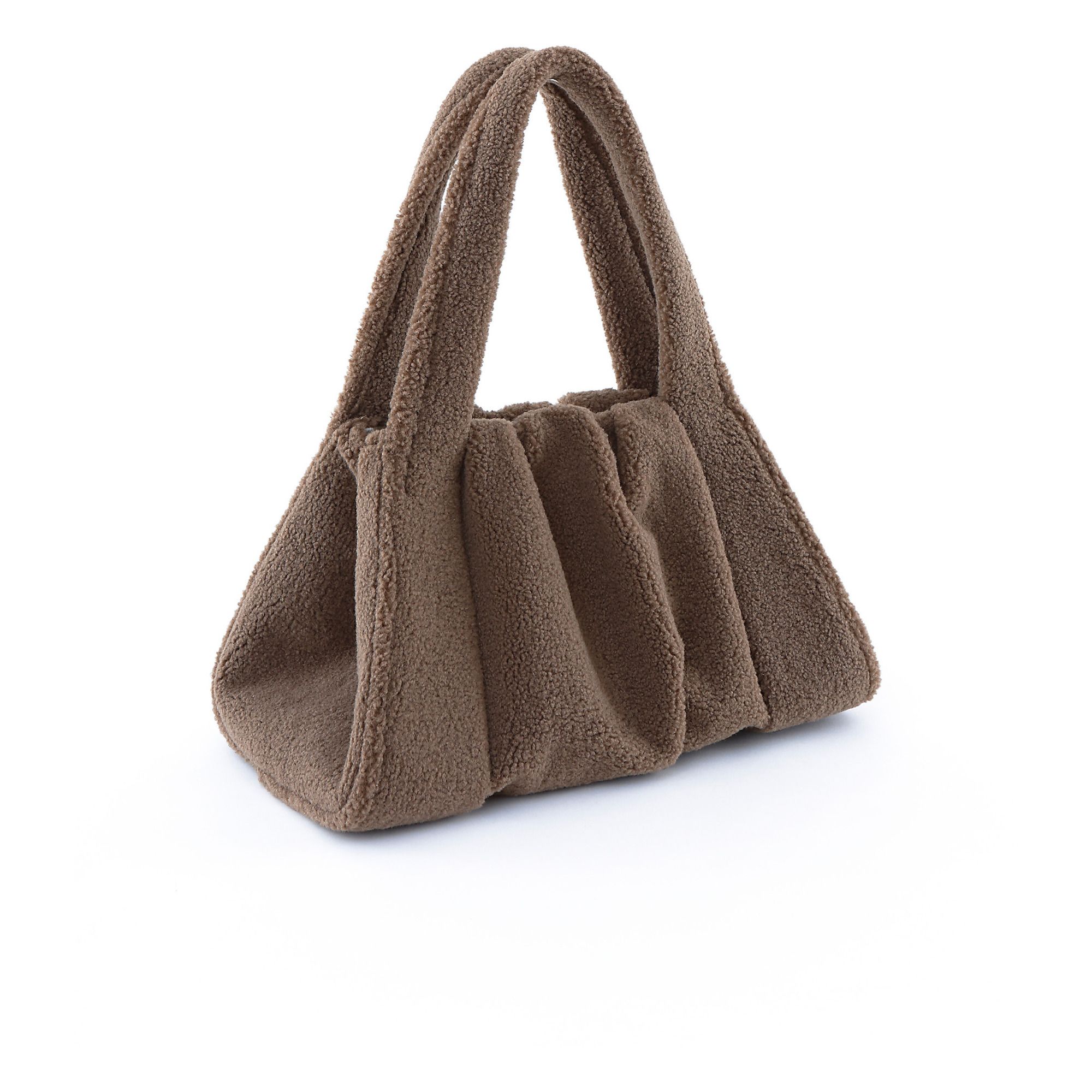 Irida Faux Fur Lined Bag Chocolate- Product image n°3