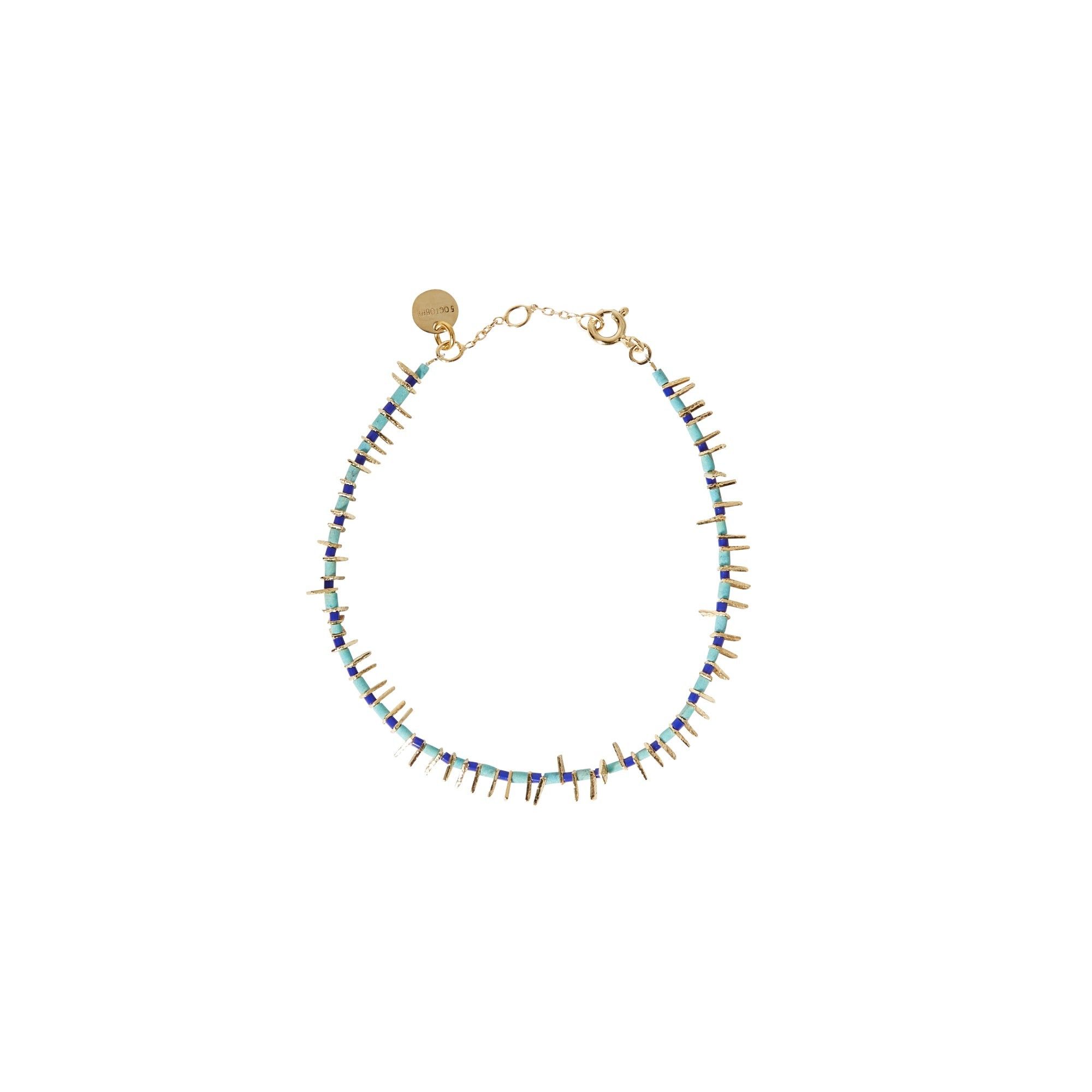 5 Octobre - Bracelet Boy - Femme - Bleu turquoise