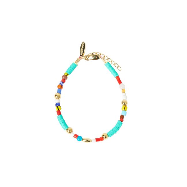 Beach Beads Bracelet  Turquoise