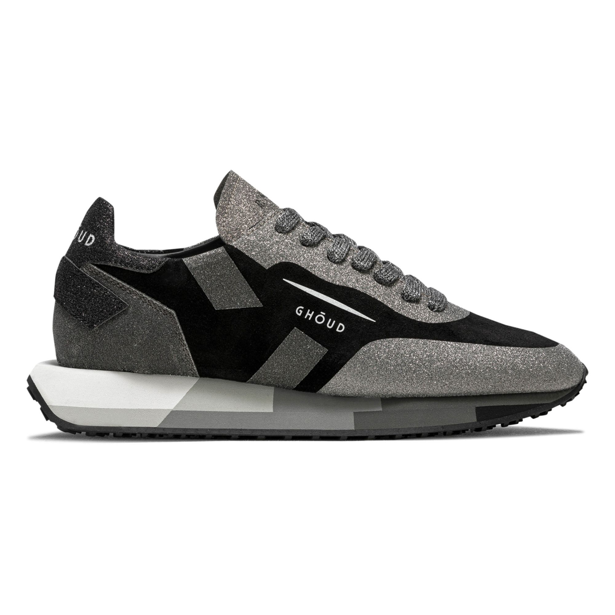 Sneakers Star scamosciata con brillantini Nero Ghoud Scarpe Adulto