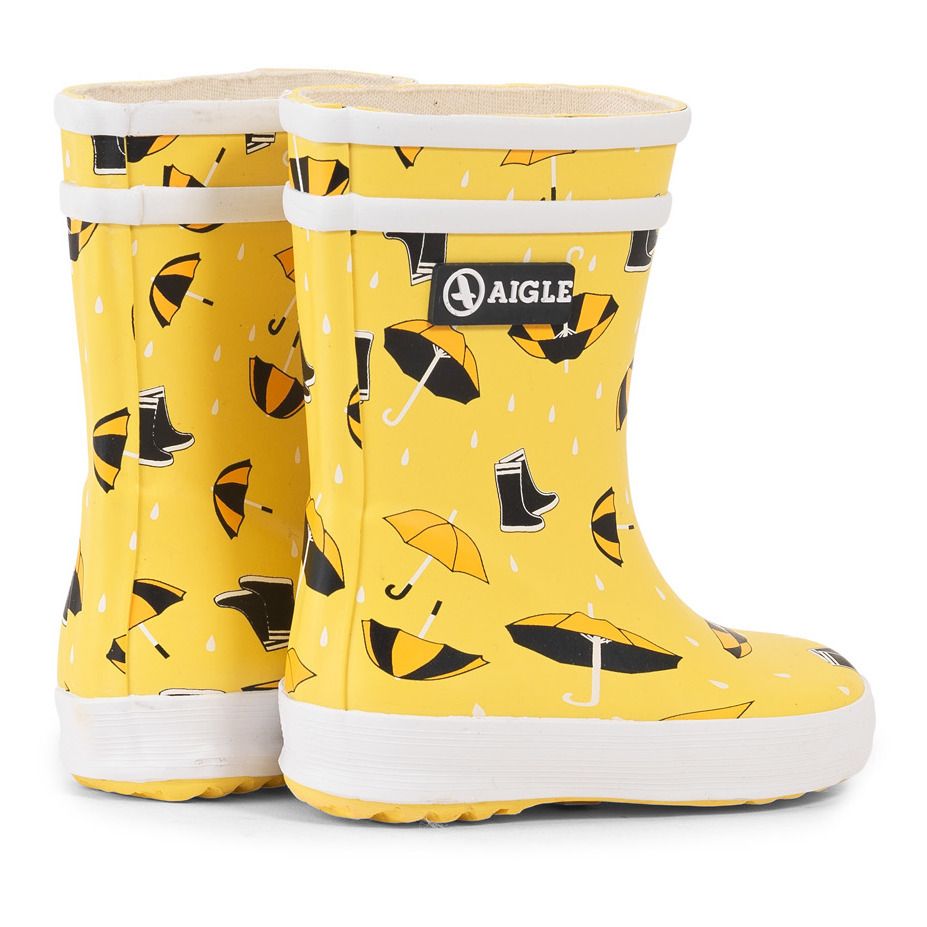 Baby Flac Theme Rain Boots Yellow- Product image n°2